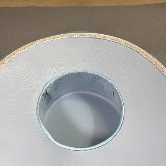 Sky blue KENTUCKY DERBY or CHURCH LADY HAT w/ front bow and embellishments - Picture 7 of 11